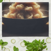 スパゲッティワンダーランド キッチンタオル (折り畳み)