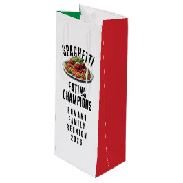 スパゲッティ大食い大会 ファミリーリユニオン ワインギフトバッグ