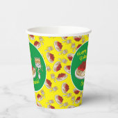 スパゲッティ子供の誕生日パーティーミートボール 紙コップ (左)