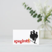 スパゲッティ忍者麺 名刺 (スタンド正面)