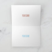 スパゲッティ漫画イラストレーション カード (内部)