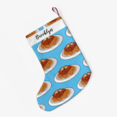 スパゲッティ漫画イラストレーション スモールクリスマスストッキング (裏面 (吊り時))
