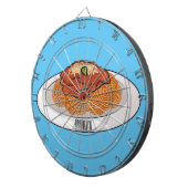 スパゲッティ漫画イラストレーション ダーツボード (正面右)