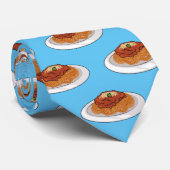 スパゲッティ漫画イラストレーション ネクタイ (ロール)