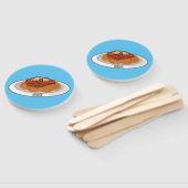 スパゲッティ漫画イラストレーション ハンドファン (組立なし)