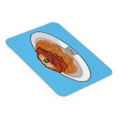 スパゲッティ漫画イラストレーション マグネット (右側)