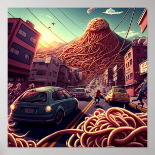 スパゲッティ火山 ポスター