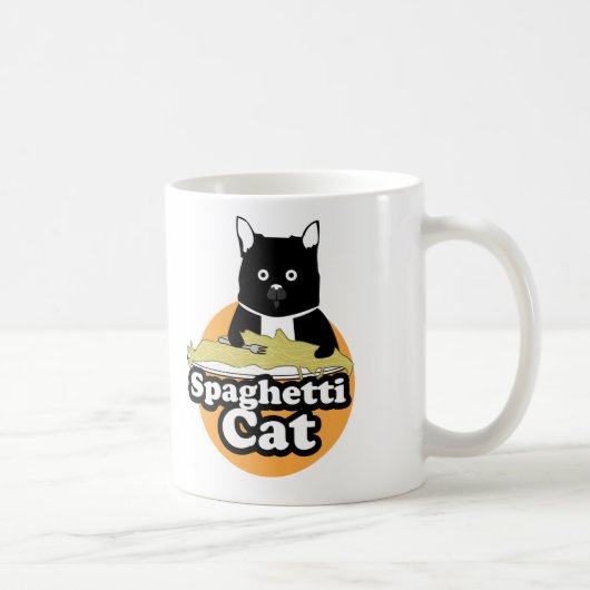 スパゲッティ猫 コーヒーマグカップ (右)