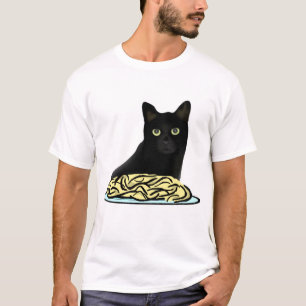 スパゲッティ猫 Tシャツ