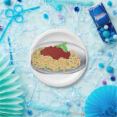 スパゲッティ紙皿のプレート ペーパープレート (パーティー)