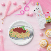 スパゲッティ紙皿のプレート ペーパープレート (パーティー)