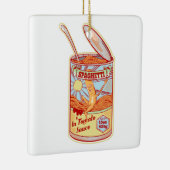スパゲッティ缶詰の缶 セラミックオーナメント (右)