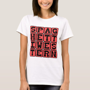 スパゲッティ・ウェスタン、映画のジャンル Tシャツ