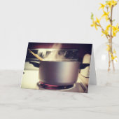 スパゲッティ タイム お見舞いカード カード (黄色い花)