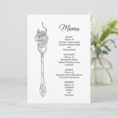 スパゲッティ ディナー メニュー (スタンド正面)