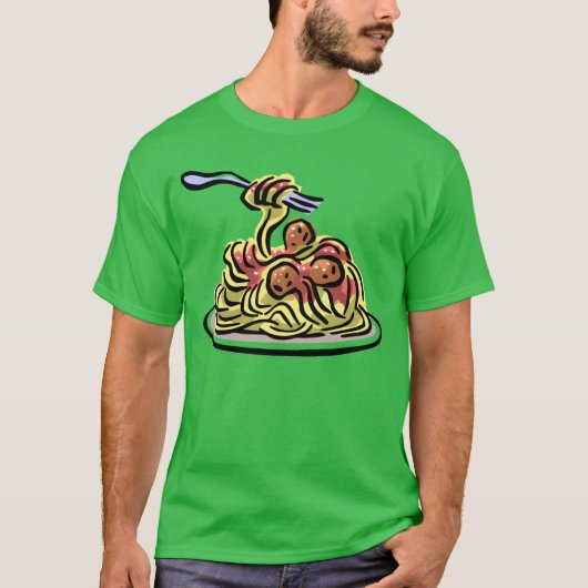 スパゲッティ フレンズ Tシャツ (正面)