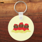 スパゲッティ&ミートボール キーホルダー (正面)