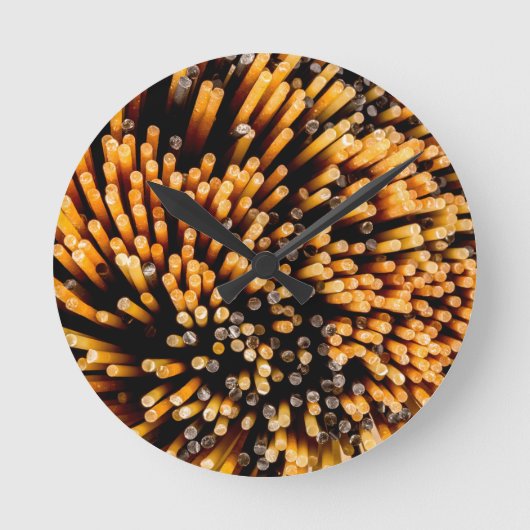 スパゲッティ ラウンド壁時計 (正面)