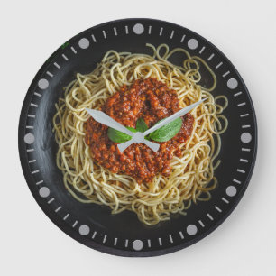 スパゲッティ ラージ壁時計