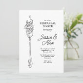 スパゲッティ リハーサル ディナー 招待状 (スタンド正面)