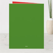 スパゲティおもしろいクリスマスツリーDelizioso Natale! カード (裏面)