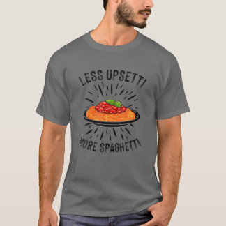 スパゲティおもしろいデザインパスタラバーメンウィメンイタリ Tシャツ