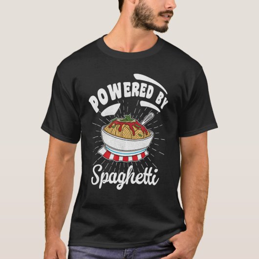 スパゲティイタリアンイタリア料理麺Vacat Tシャツ (正面)