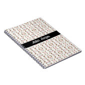 スパゲティカッコいいミートボールパターン ノートブック (右側)