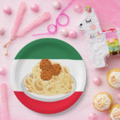 スパゲティクールミートパーティー ペーパープレート (パーティー)