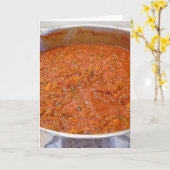 スパゲティディナー料理フードイタリアンソース カード (黄色い花)