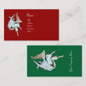 スパゲティパーティーイタリアンキッチンレストランレッド 名刺 (正面/裏面)