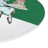 スパゲティパーティーイタリアンキッチン、レストラングリーン カッティングボード (角)