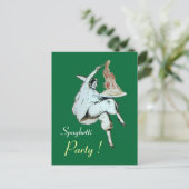 スパゲティパーティーイタリアンキッチン、レストランレシピ ポストカード (スタンド正面)