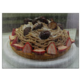 スパゲティ日本の&ストロベリーケーキ カッティングボード (正面)