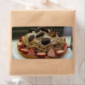 スパゲティ日本の&ストロベリーケーキ ラベル (インサイチュ)