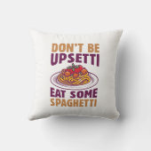 スパゲティ食べを食うな クッション (裏面)
