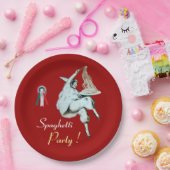 スパゲティ・パーティー・イタリアンキッチン、レストラン・レッド・ミー ペーパープレート (パーティー)