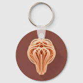 スパゲユニークティ麺の柄 キーホルダー (裏面)