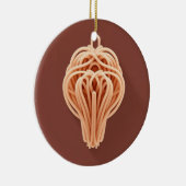 スパゲユニークティ麺の柄 セラミックオーナメント (右)