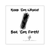 スパゲ保ティ全体と最初に沸騰 ラバースタンプ (インプリント)