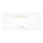 スパサロンストライプの銀フェイクシークインラックカード ラックカード (裏面)