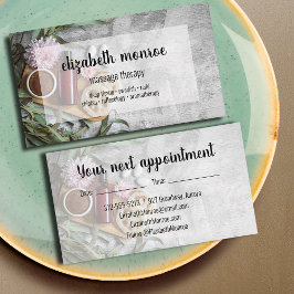 スパサロンマッサージセラピースクリプト 名刺