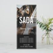 スパサロンマッサージメニュー価格表 メニュー (スタンド正面)