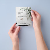 スパサロンマッサージ料金表A5チラシ チラシ (手)