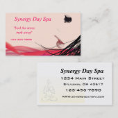 スパサロンメイクアップ美容師 名刺 (正面/裏面)