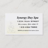 スパサロンメイクアップ美容師 名刺 (裏面)