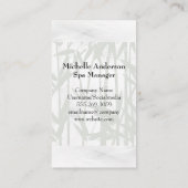 スパサロンロゴ |竹の背景 名刺 (裏面)