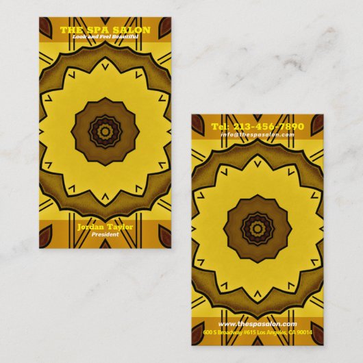 スパサロン名刺 名刺 (正面/裏面)