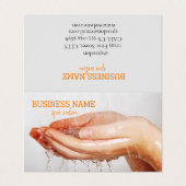 スパサロン、スパ 名刺 (外部フラット)