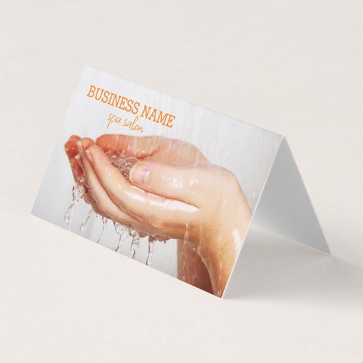 スパサロン、スパ 名刺 (正面)